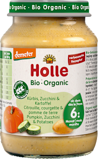 Gemüse Kartoffeln, Kürbis & Zucchini ab dem 6. Monat Holle