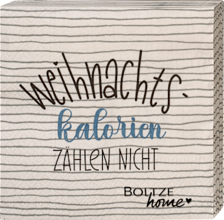 Servietten "Kalorien", grau (33x33 cm) BOLTZE