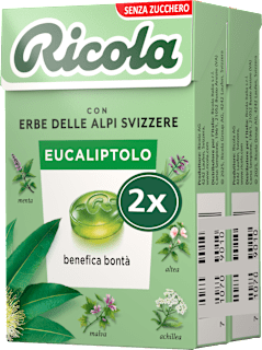 Caramelle Eucaliptolo confezione doppia Ricola