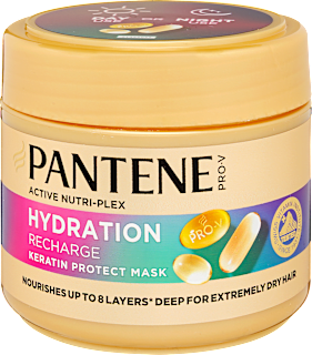 Hajpakolás Hydration Recharge Keratin Protect, rendkívül száraz hajra PANTENE PRO-V
