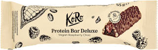 Barretta proteica Vegan Deluxe con lamponi e cioccoato KoRo