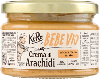 Crema di arachidi e caramello salato KoRo