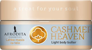 Lahko maslo za telo Body Hugs Cashmere Heaven AFRODITA