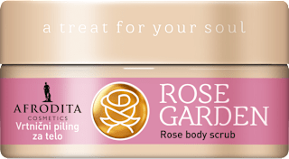 Vrtnični piling za telo Body Hugs Rose Garden AFRODITA