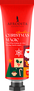 Praznična krema za roke Sparkling Christmas Magic AFRODITA