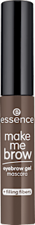 make me brow gel maskara za obrve - 07 Dark Browny Brows essence