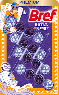 Tuhý WC blok Premium Royal Flush Clean Queen Bref