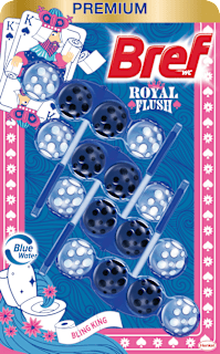 Tuhý WC blok Premium Royal Flush Bling King Bref