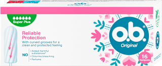 Original tampóny Super Plus o.b.