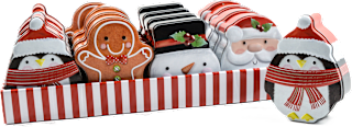 Scatola natalizia di latta assort. m HOME