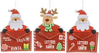 Pendente letterina natalizia assort. m HOME