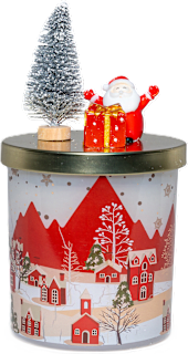 Candela natalizia con coperchio  m HOME