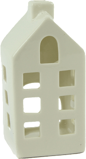 Domek lampion, biały, 14 cm HANMAR