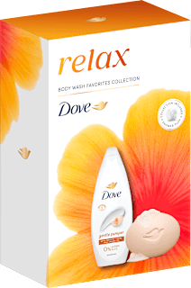 Подаръчен комплект Relax body wash favorites collection Dove
