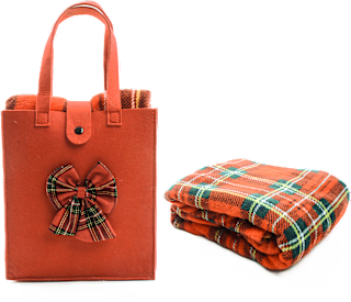 Borsa con coperta m HOME