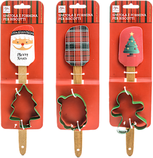 Set spatola e formina biscotti assort. m HOME