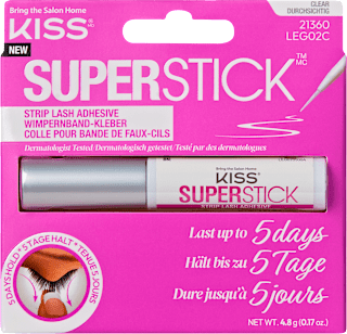 lepidlo na řasy černé Extended Wear Black KISS