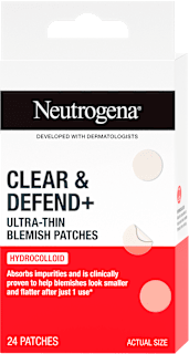 Clear & Defend+ hydrokoloidní náplasti na akné  Neutrogena