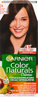 barva na vlasy Středně hnědá 4 GARNIER Color naturals