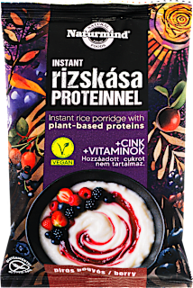Proteines rizskás, piros bogyós NATURMIND