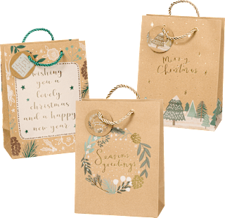 Poklon vrećica Midi – zimski motivi, više vrsta Profissimo