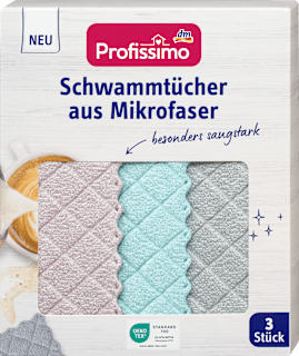 Schwammtücher aus Mikrofaser Profissimo