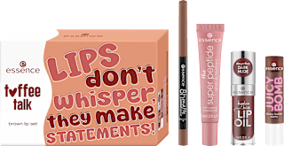 Geschenkset Toffee Talk Brown Lip 4 tlg essence