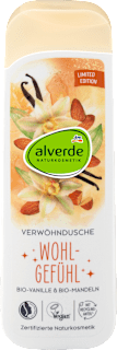 sprchový gel bio vanilka a bio mandle alverde NATURKOSMETIK