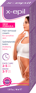 Szőrtelenítő krém arcra X-Epil