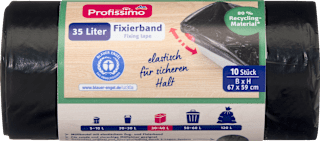 Müllbeutel 35 l mit Fixierband Profissimo