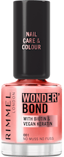 Wonder'Bond lak za noke - 001 No Muss No Fuss RIMMEL LONDON