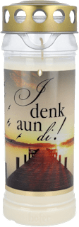 Grablicht Premium 7 Tage "I denk aun di" hofer