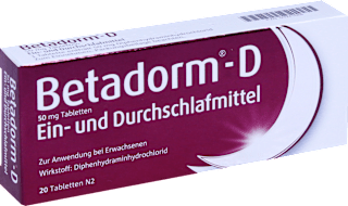 Betadorm-D 50 mg Tabletten Betadorm
