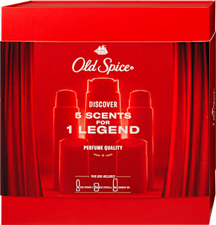 Tusfürdő, deo spray és deo stift válogatás ajándékcsomag Old Spice