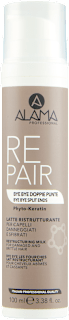 Latte ristrutturante Repair bye bye doppie punte capelli daneggiati e sfibrati ALAMA PROFESSIONAL
