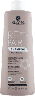 Shampoo Repair ristrutturante per capelli daneggiati e sfibrati ALAMA PROFESSIONAL