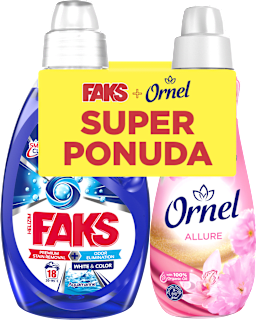 Tekući deterdžent White&Color i omekšivač Allure FAKS