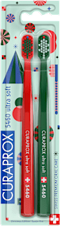 Zubné kefky Ultra Soft 5460 - Vianočná edícia CURAPROX