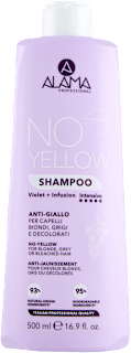 Shampoo No-yellow per capelli biondi, grigi e decolorati ALAMA PROFESSIONAL