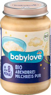 BIO kaše mléčná rýžová večerní babylove