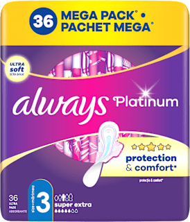 vložky s křidélky Platinum Super Extra, velikost 3 always