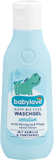 Gel detergente baby per corpo e capelli Sensitive babylove