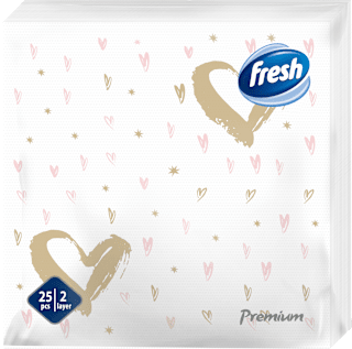 Premium dvoslojne salvete  fresh