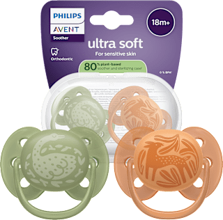Smoczek uspokajający Ultra Soft 18m+, neutral PHILIPS AVENT