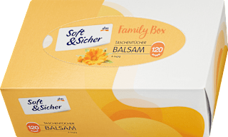 Taschentücher Box Balsam 4-lagig Soft&Sicher