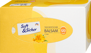Taschentücher Box Balsam 4-lagig Soft&Sicher