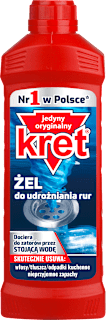 Żel do udrożniania rur  kret