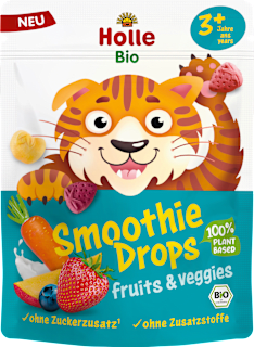 Kindersnack Smoothie Drops fruits & veggies ab 3 Jahren Holle