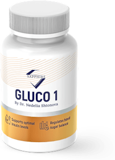Капсули Gluco 1, контрол на кръвната захар SAPPHIRE