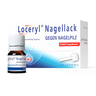 Loceryl Nagellack GEGEN NAGELPILZ Amorolfinhydrochlorid DIREKT-Applikator  Loceryl